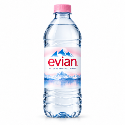 Evian Still Natural Mineral Water – 24 Bottle Case
