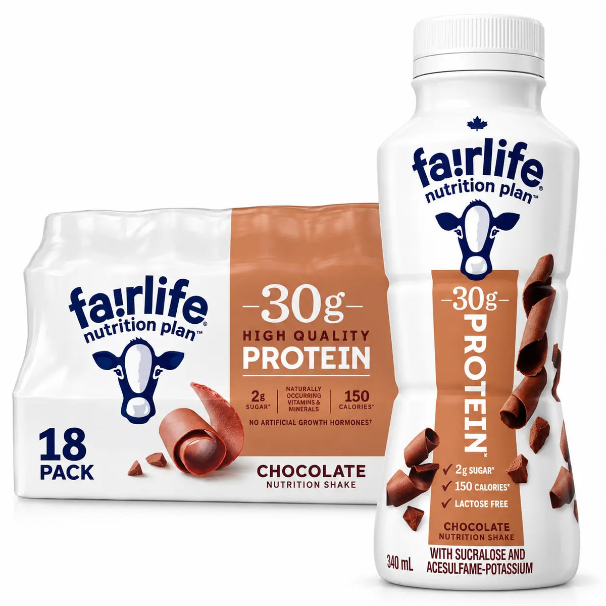 Fairlife Nutrition Plan Chocolate Protein Shake 30g – 18 x 340ml
