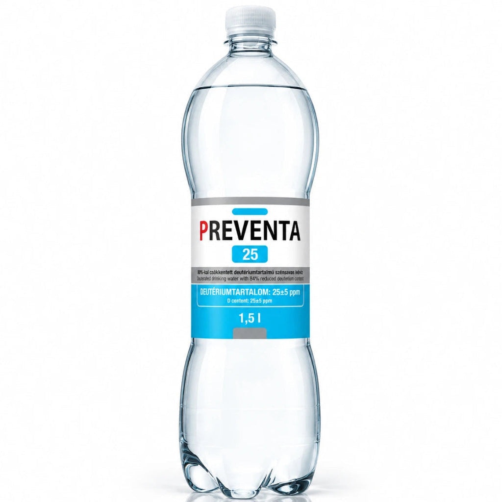 Preventa 25ppm deuterium depleted still water 1.5 litre bottle